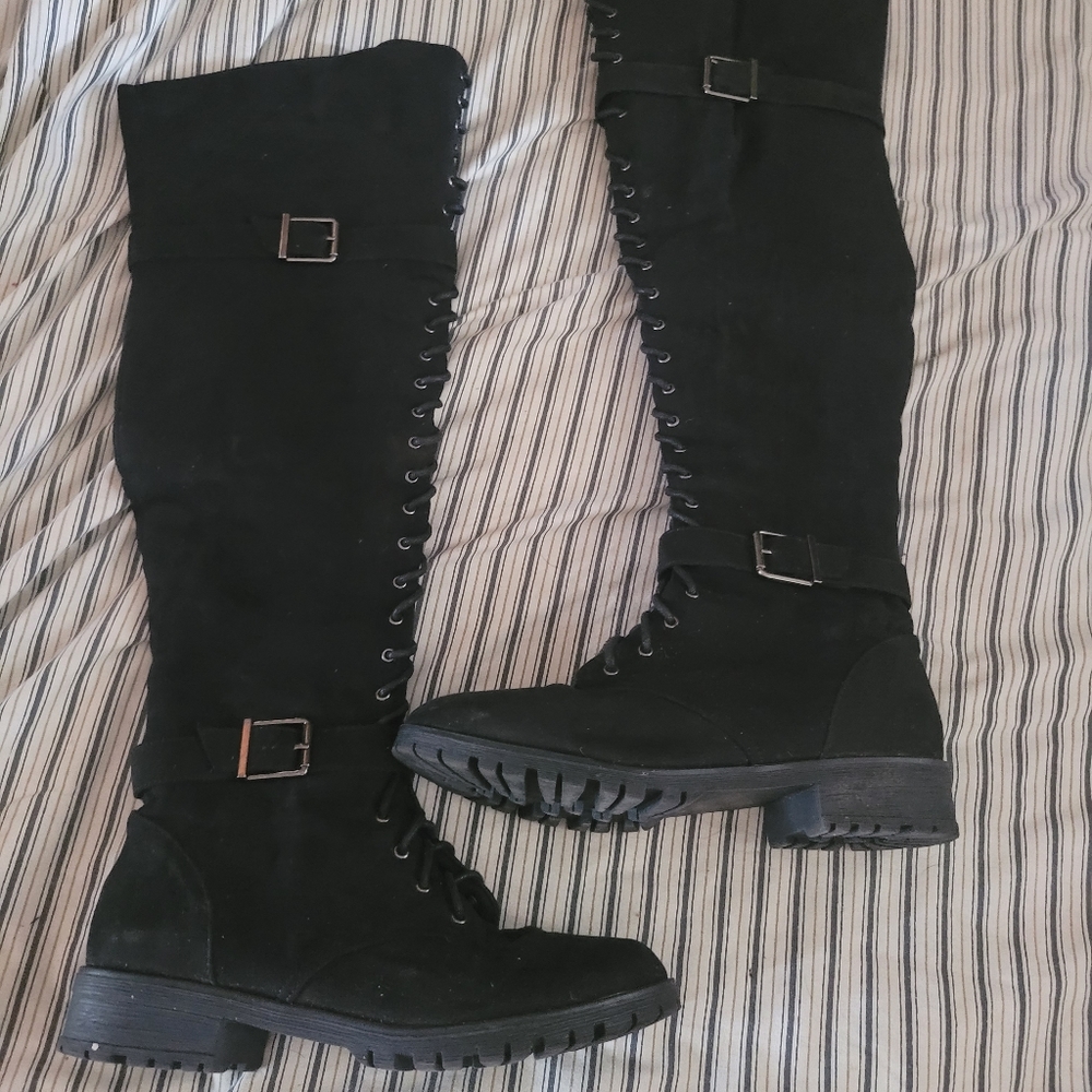 'Piper' JustFab Over-the-knee Boots